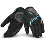Guanti estivi da donna R-Tech Ride Pro neri/turchesi