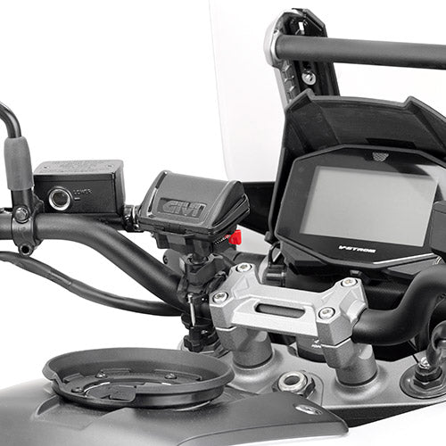 GIVI S604 PORTADISPOSITIVO TELEPAGOF MANILLAR-RETROVISOR S604