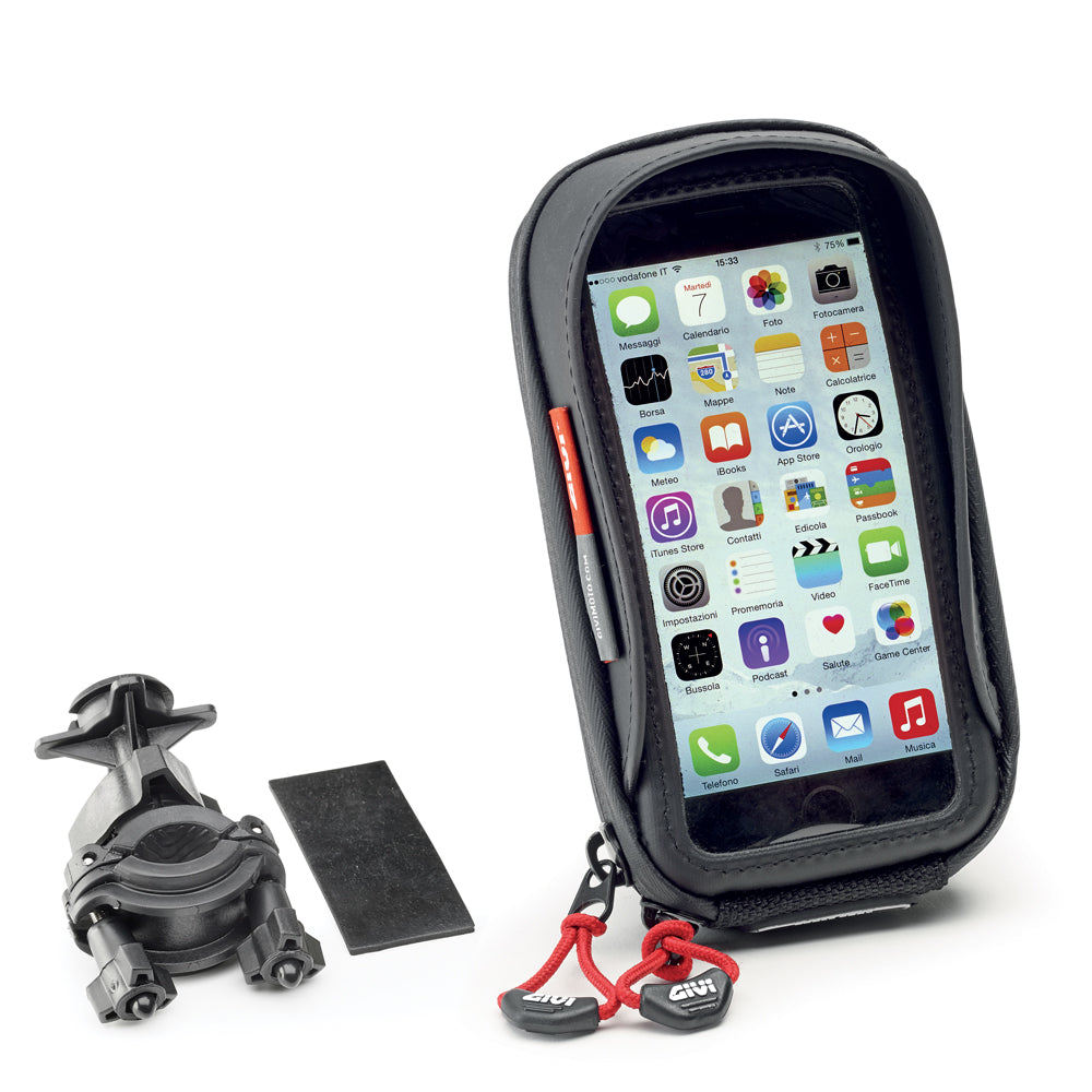 GIVI - PORTADISPOSITIVO MOTO ESP. SPHONE-GPS F/R MANILLAR (IPHONE6E/GS5) S956B - Accesorios