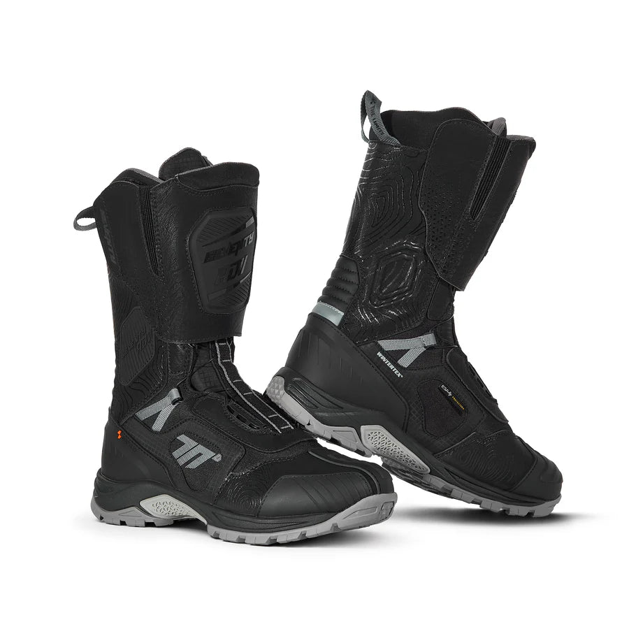 SEVENTY SD-BA6 STELVIO HIGH Botas De Motociclismo Unisex Negras Grises - BOTAS