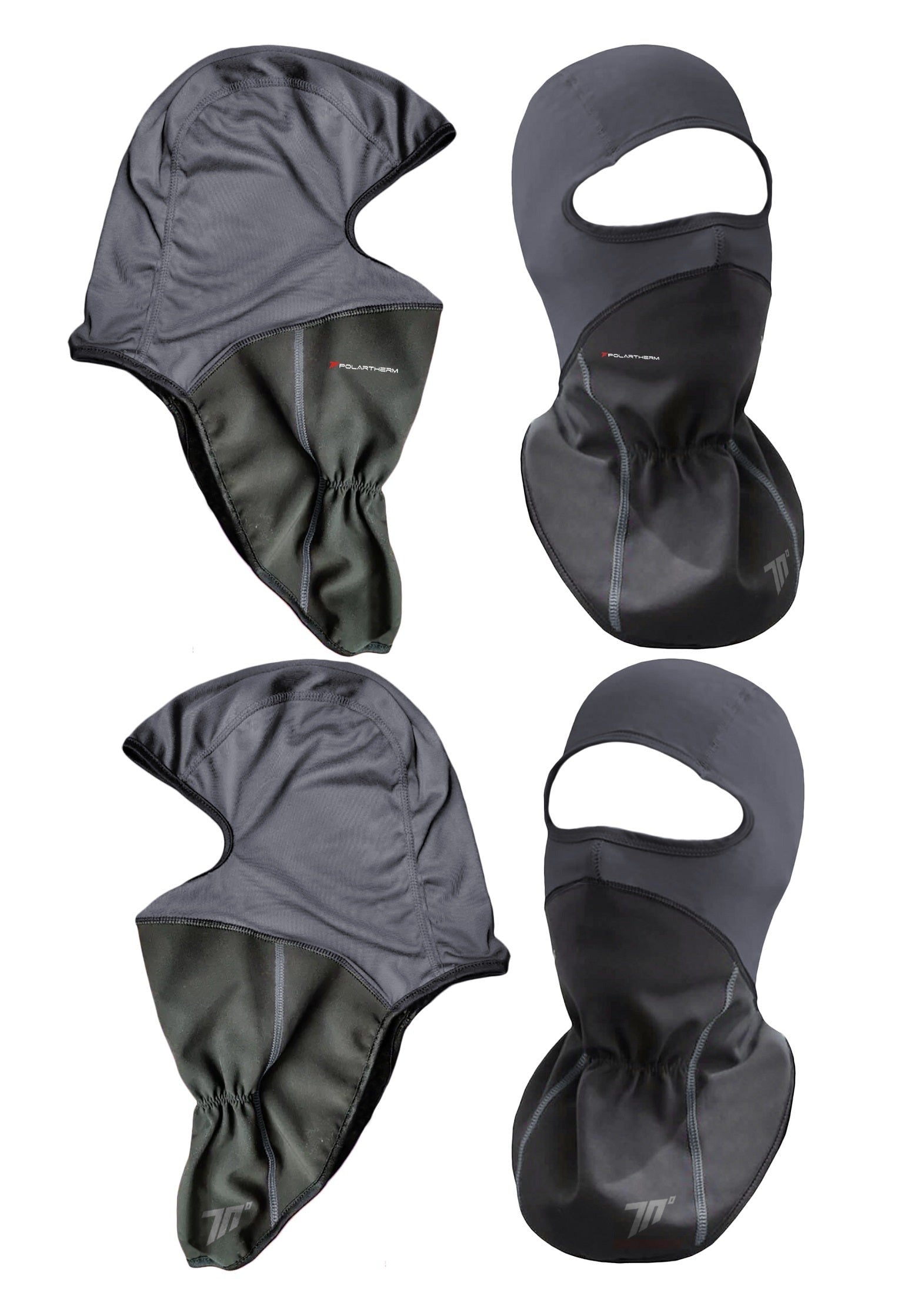 SEVENTY SD-W2 negro Pasamontañas para bicicleta deportiva unisex - Accesorios