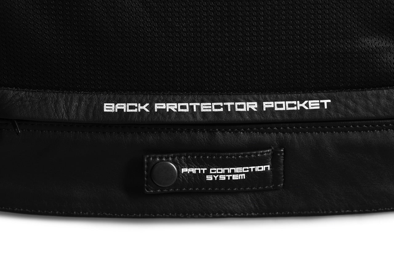 SEVENTY Sd-Jl4 Legend - Chaqueta de cuero para moto de verano para hombre, color negro - SECURTEX MOTOR S.L (t/a MaximoMoto)