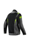 SEVENTY DEGREES SD-JT66 SAHARA CHAQUETA DE MOTO HOMBRE GRIS AMARILLO FLUOR