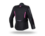 SEVENTY DEGREES SD-JT85 INVIERNO CHAQUETA DE MOTO TOURING MUJER NEGRO ROSA