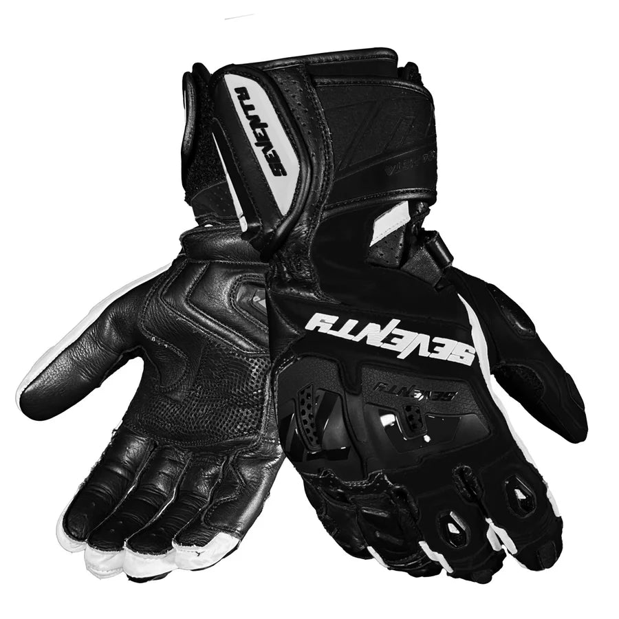 SEVENTY SD-R24 PISTA GUANTES DE HOMBRE NEGRO/BLANCO