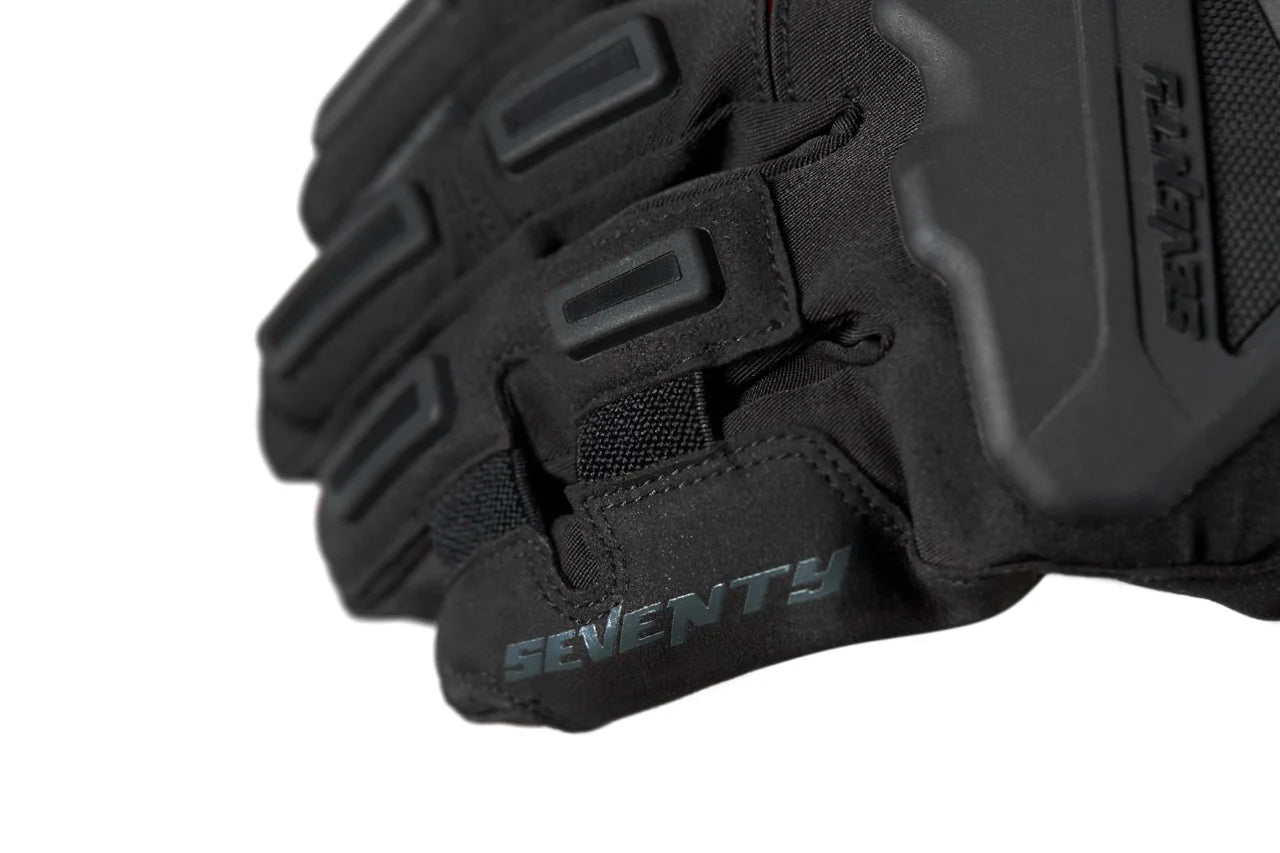SEVENTY SD-T13 ASPEN LIGHT Guantes De Motocicleta Para Hombre Negro/Rojo - GUANTES