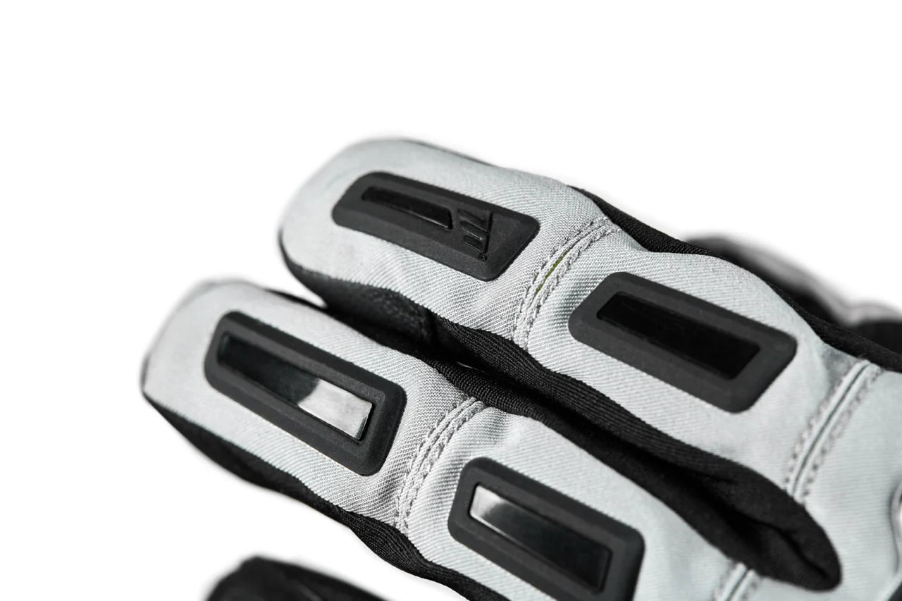 SEVENTY SD-T13 ASPEN LIGHT Guantes De Moto Para Hombre Gris/Amarillo Fluor - GUANTES