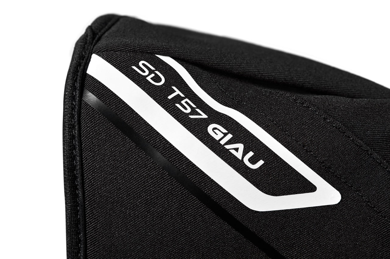 SEVENTY SD-T57 GIAU Guantes Largos De Motociclismo Para Hombre Negro/Blanco - GUANTES