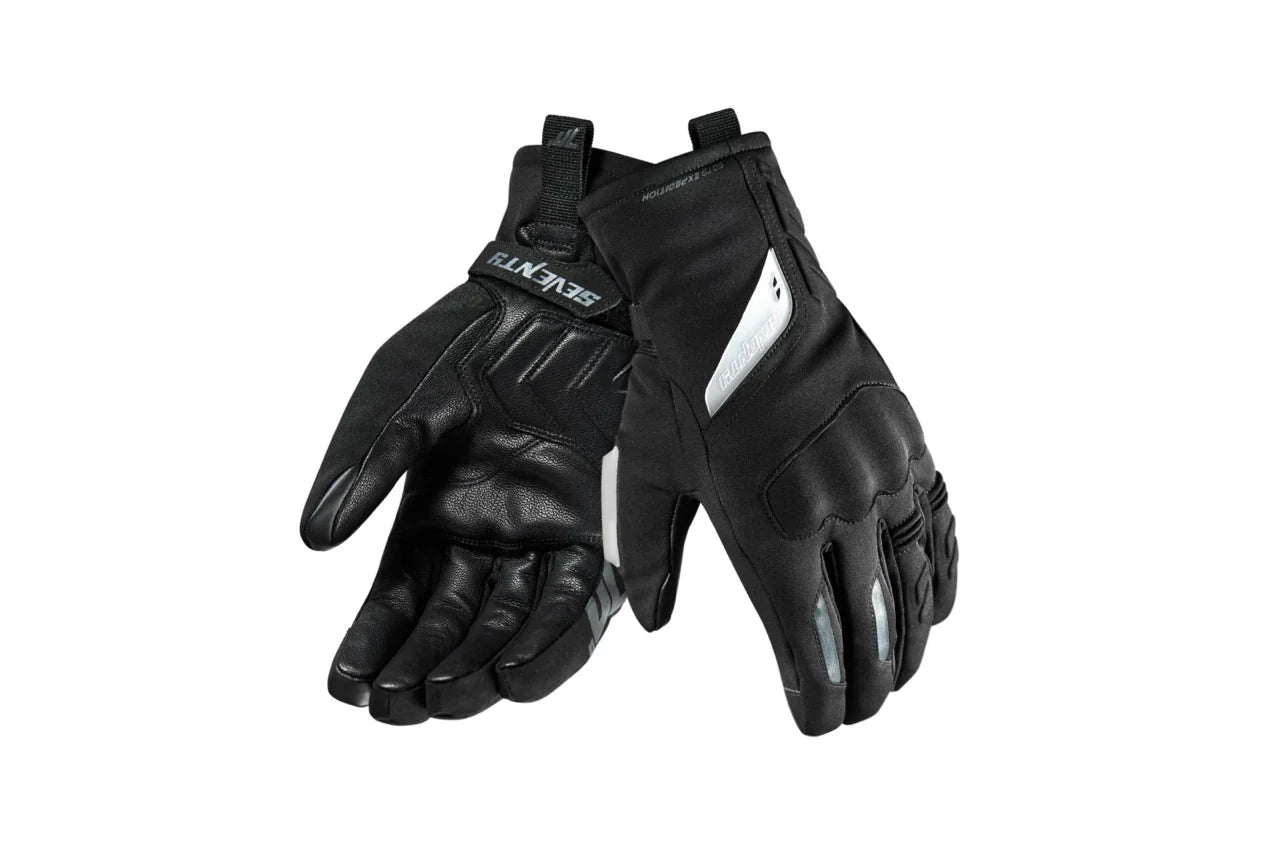 SEVENTY SD-T9 EXPEDITION Guantes De Aventura Para Motocicleta Para Hombre Negro - GUANTES