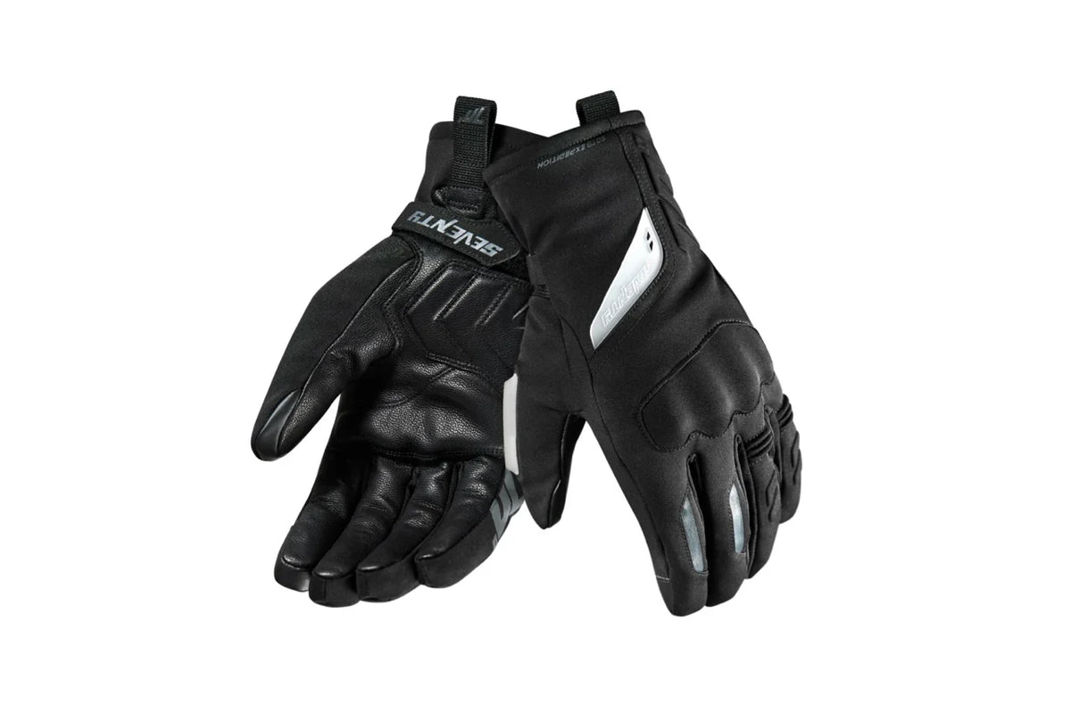 SEVENTY SD-T9 EXPEDITION Guantes De Aventura Para Motocicleta Para Hombre Negro - GUANTES