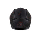 50.7 PHOBIA CASCO COMPLETA NEGRO-MT ROJO