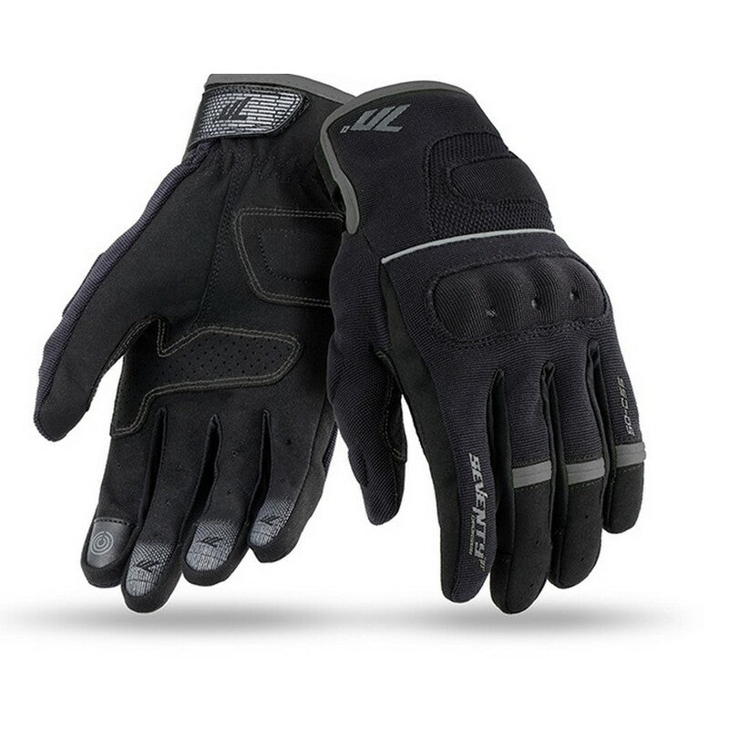 SEVENTY DEGREES SD-C56 VERANO GUANTE DE MOTO URBAN MUJER NEGRO GRIS
