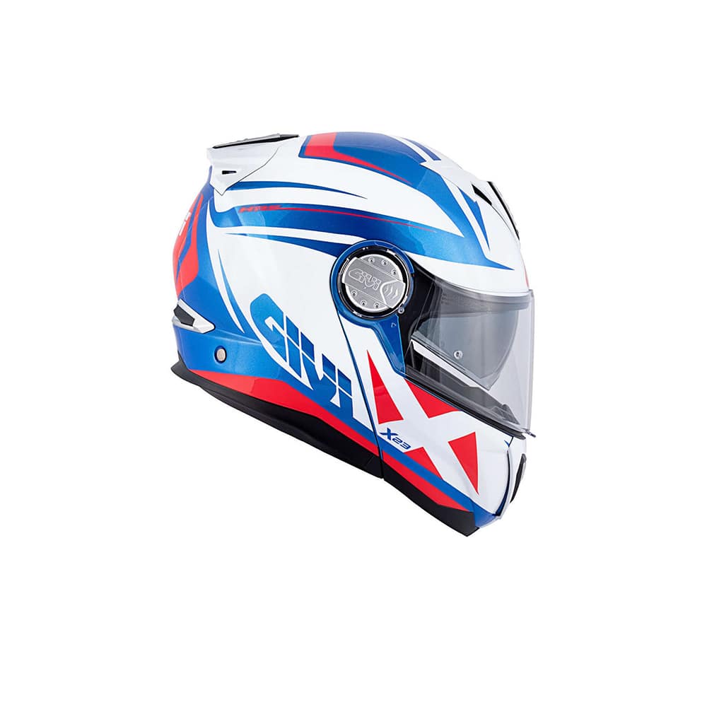 CASCO GIVI MOD X.23 SÍDNEY C PL.D PUNTA BLANCO AZUL ROJO