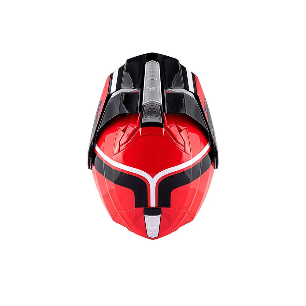 CASCO GIVI MOD X.33 CAÑÓN C PL D DIVISIÓN ROJO-NEGRO