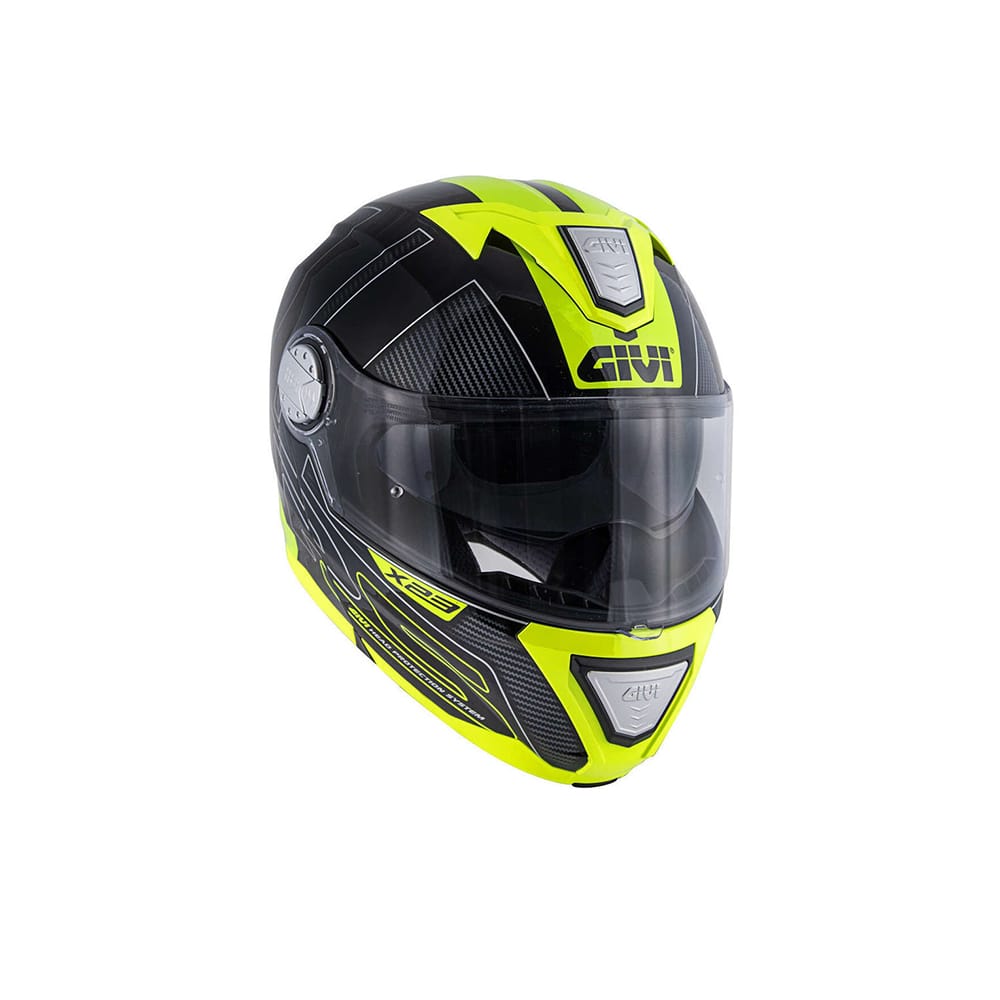 CASCO GIVI MOD X.23 SÍDNEY C PL.D PROTEGER NEGRO AMARILLO TITANIO