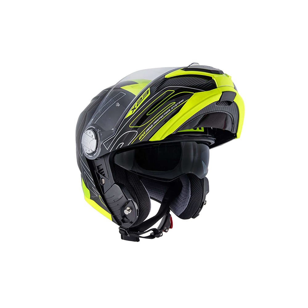 CASCO GIVI MOD X.23 SÍDNEY C PL.D PROTEGER NEGRO AMARILLO TITANIO
