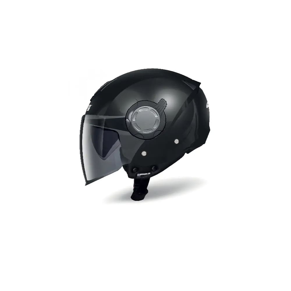 GIVI 12.4 FUTURE D CASCO CHORRO NEGRO SÓLIDO