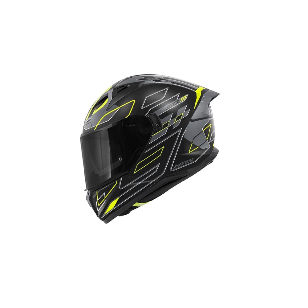 GIVI 50.9 Assault Moto Integral Casco Negro Gris Amarillo