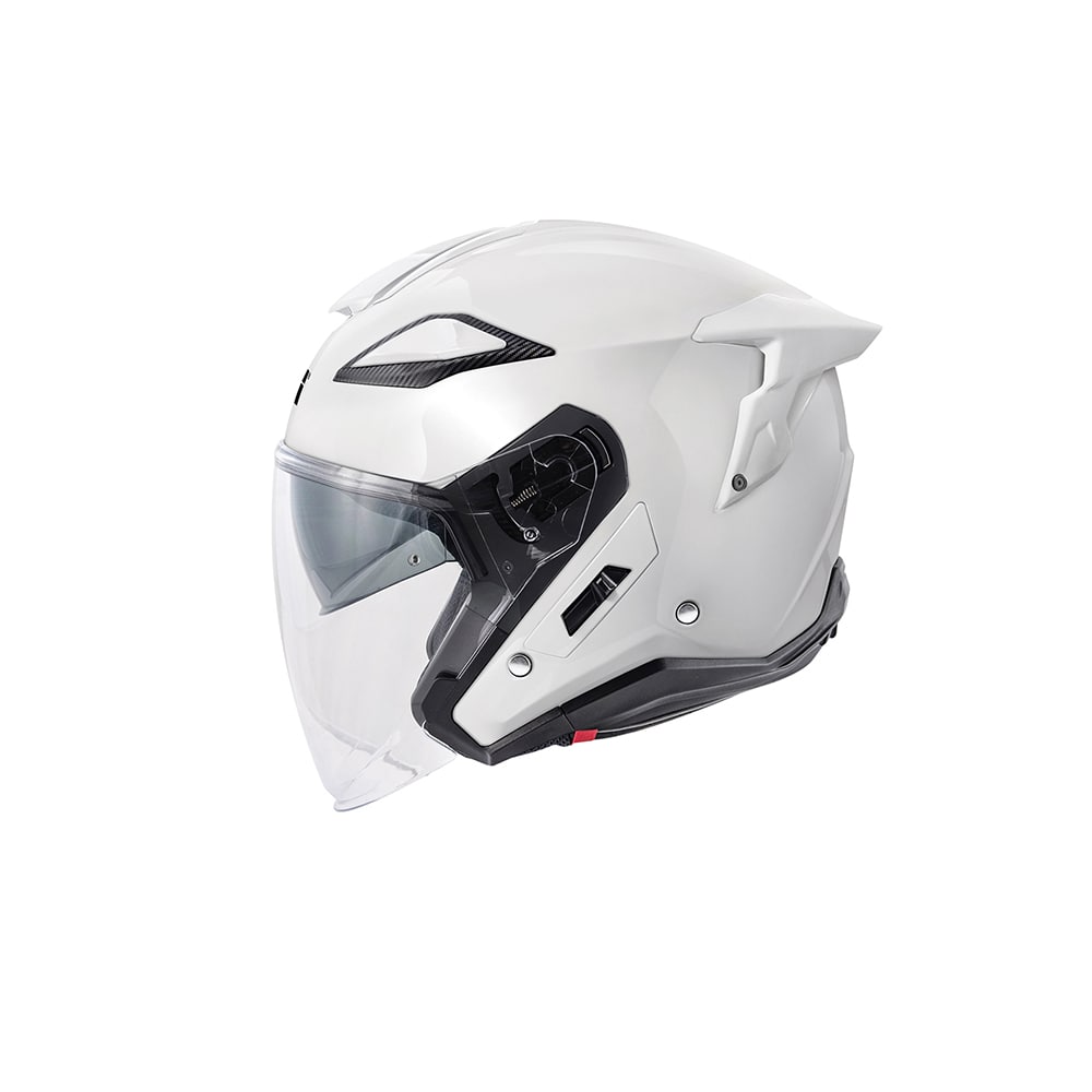 GIVI X29 Fiber Urbana Calle Para Moto Casco Jet Blanco Brillante Pieno