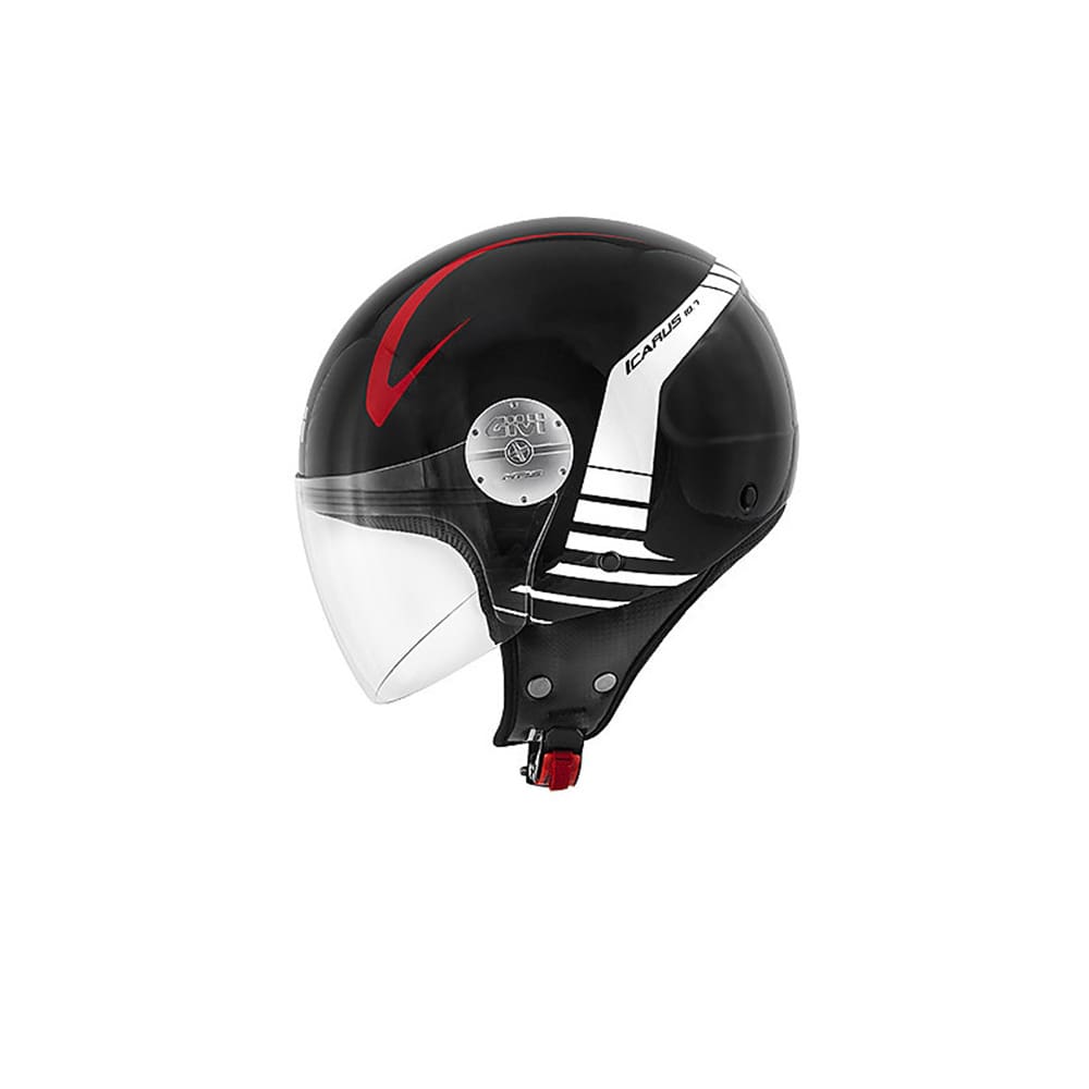GIVI CASCO DJET 10.7 MINI-JD ICARUS NEGRO BLANCO ROJO