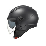 KAPPA KV57B Moto Cara Abierta Casco Negro Mate