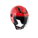 GIVI 11.7 SOLID Casco Demi Jet Para Scooter Rojo