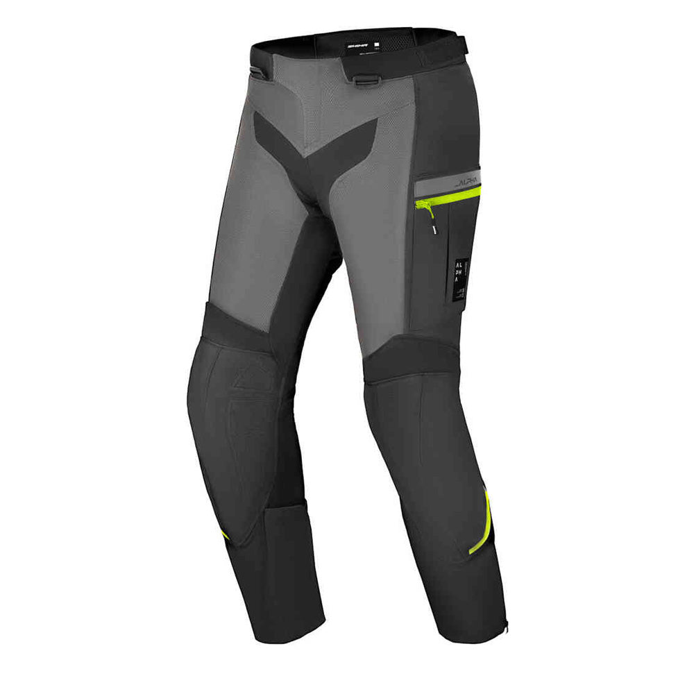 Shima Alpha Men Pantalón Touring Negro/Gris/Amarillo