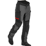 PANTALONI DA MOTO IN TESSUTO ROSSO DA UOMO SHIMA DUNE
