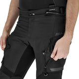 SHIMA DUNE SHORT PANTALONI DA MOTO IN TESSUTO NERO DA UOMO