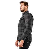 SHIMA RENEGADE 2.0 MEN'S PLAID MOTORCYCLE SHIRT BLACK