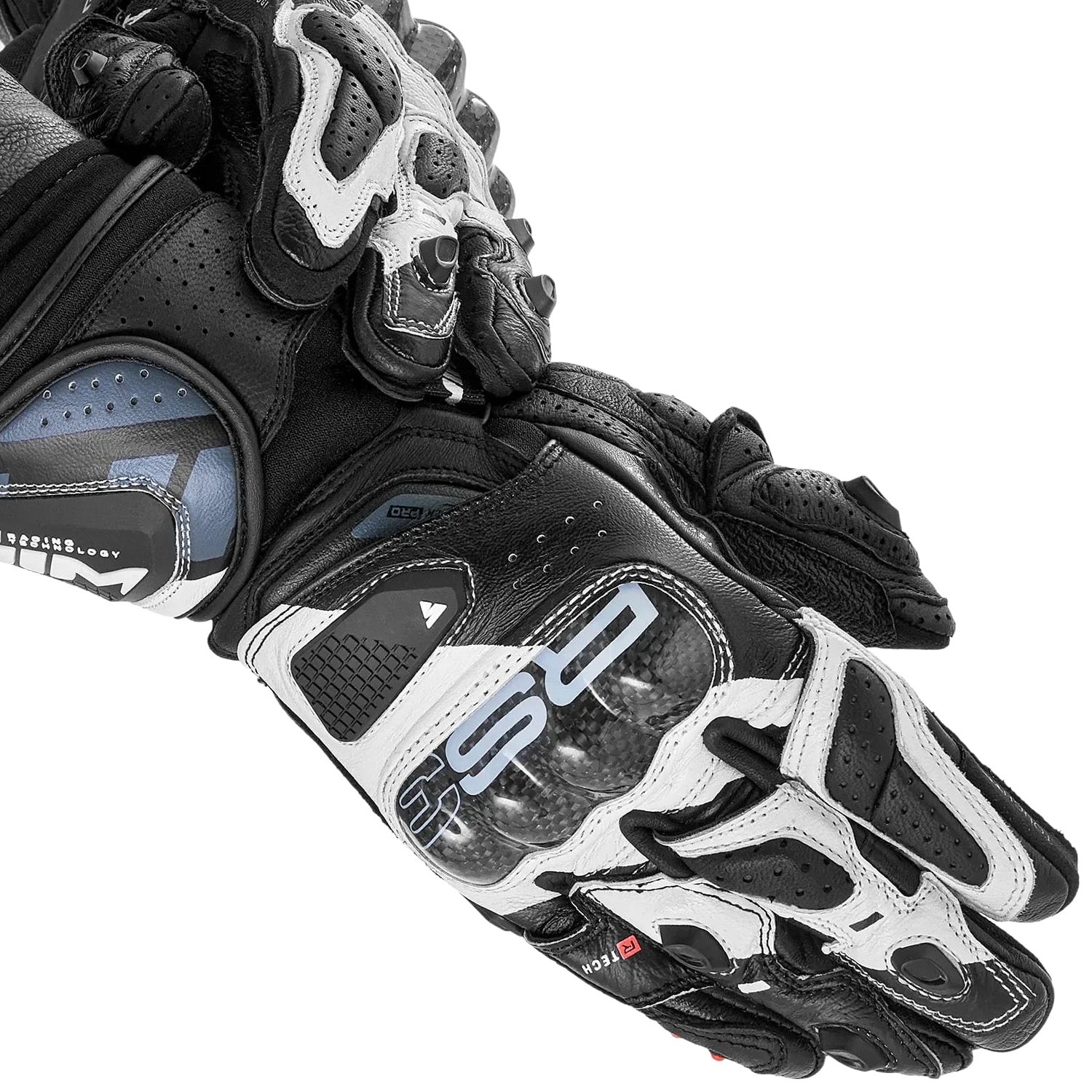 3 finger handschuhe motorrad SHIMA RS-3 MOTORRADHANDSCHUHE FÜR HERREN SCHWARZ UND WEISS – SECURTEX MOTOR S.L (t/a MaximoMoto)