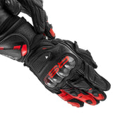 SHIMA RS-3 GUANTES DE MOTO HOMBRE NEGRO ROJO