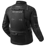 SHIMA TRACKER Herren-Touren-Motorradjacke, Schwarz