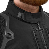 SHIMA TRACKER Herren-Touren-Motorradjacke, Schwarz