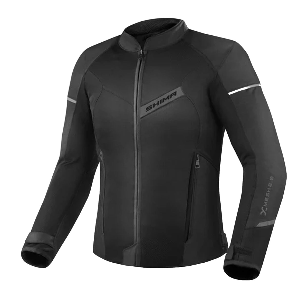 SHIMA X-MESH 2.0 MEN'S BLACK MOTORCYCLE JACKET