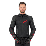 SHIMA X-MESH 2.0 MEN'S BLACK MOTORCYCLE JACKET