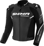 Jaqueta de couro masculina Shima Bandit 2.0 preta