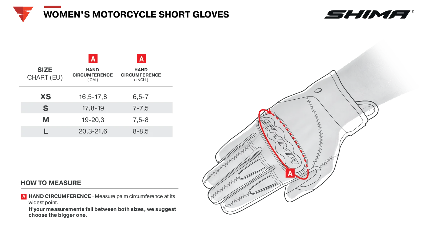 SHIMA RUSH LADY GUANTES PINK