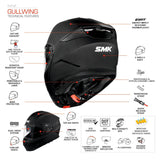 SMK GULLWING VENTURE CASCO MODULAR DE MOTOCICLETA (GL253)