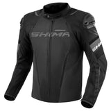 SHIMA SOLID 2.0 Herren Motorradjacke aus schwarzem Textil