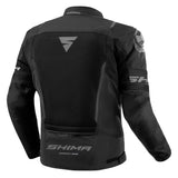 SHIMA SOLID 2.0 VENTED MEN'S BLACK TEXTILE MOTORCYCLE JACKET