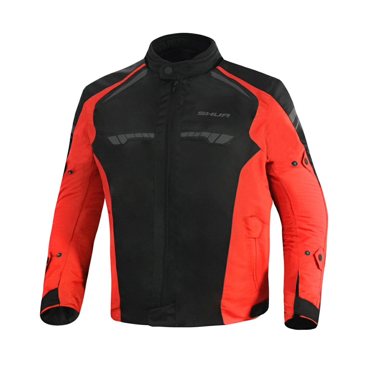 SHUA IMMORTAL CHAQUETA HOMBRE NEGRO NEON ROJO