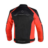 SHUA IMMORTAL CHAQUETA HOMBRE NEGRO NEON ROJO