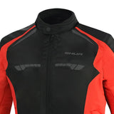 SHUA IMMORTAL CHAQUETA HOMBRE NEGRO NEON ROJO