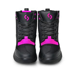 SHUA ODDIN URBANA BOTAS DE MOTO MUJER NEGRO FUCSIA