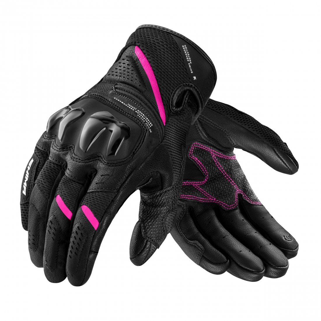 SHIMA SPARK 3.0 GUANTES DE MUJER NEGRO ROSA