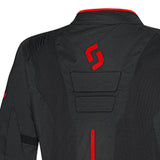SHUA GRAVITY LITE MEN'S SUMMER MOTORCYCLE JACKET BLACK RED