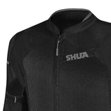 SHUA GRAVITY MESH 2.0 CHAQUETA DE MOTO HOMBRE NEGRO GRIS
