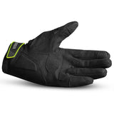 SHUA SEA BREEZE GUANTES DE MOTO DE HOMBRE NEGRO  AMARILLO FLOU