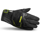 SHUA SEA BREEZE GUANTES DE MOTO DE HOMBRE NEGRO  AMARILLO FLOU